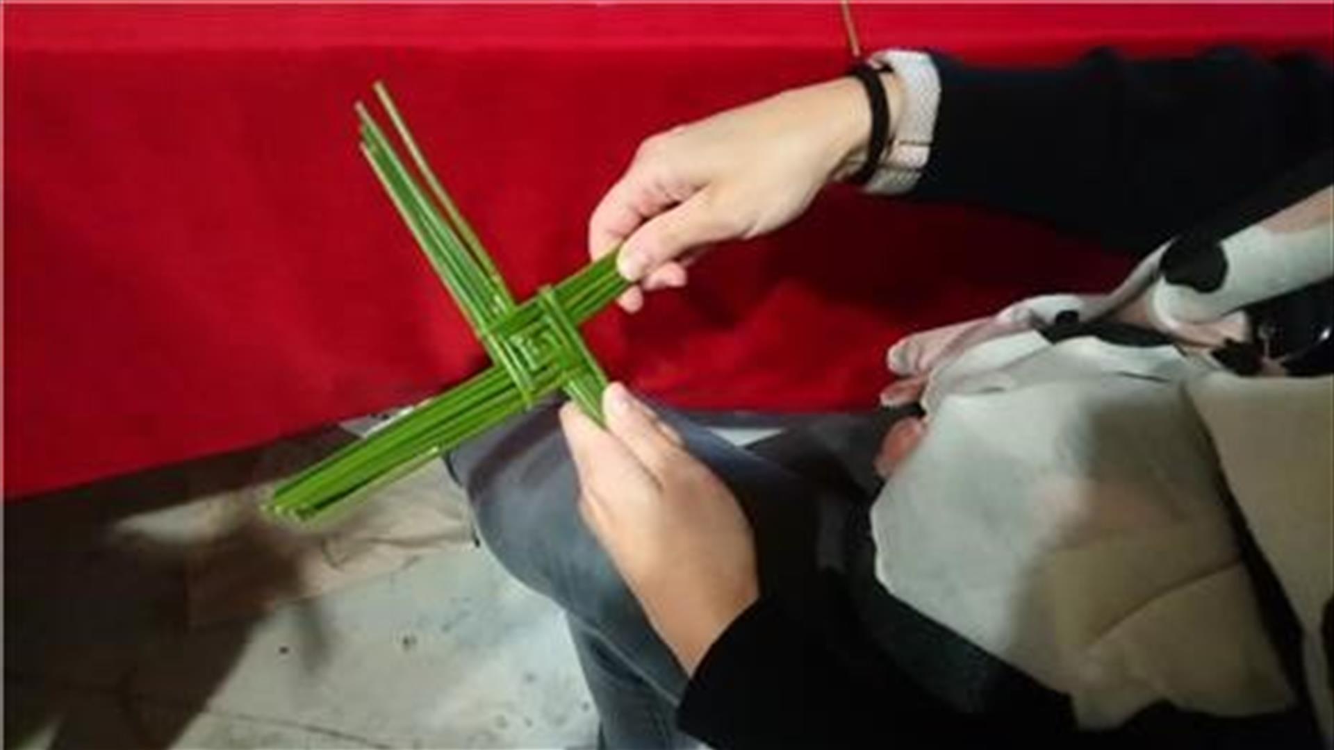 Making a St Brigid Cross