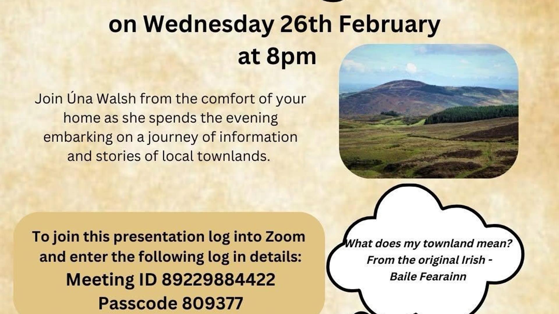 Poster Townlands of South Armagh