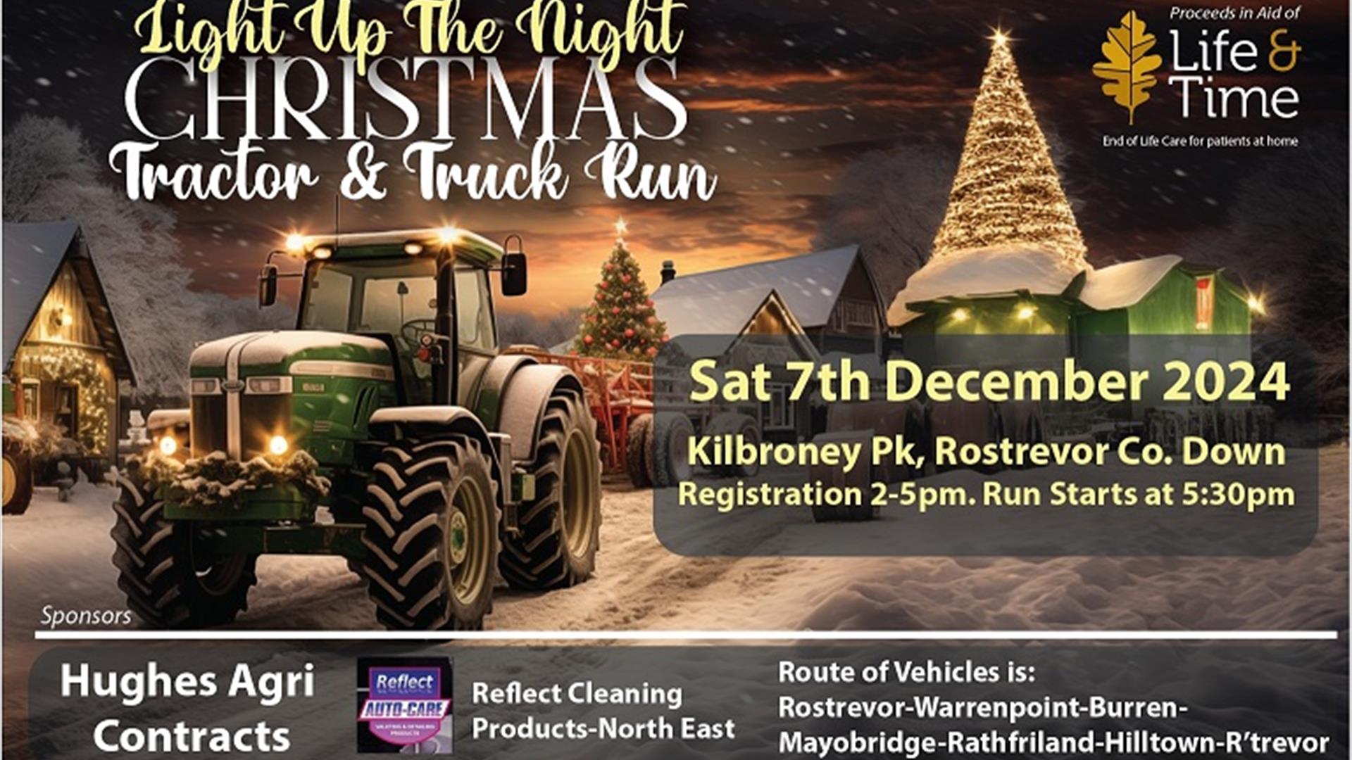 Truck and Tractor Run - Rostrevor Christmas Light Switch On