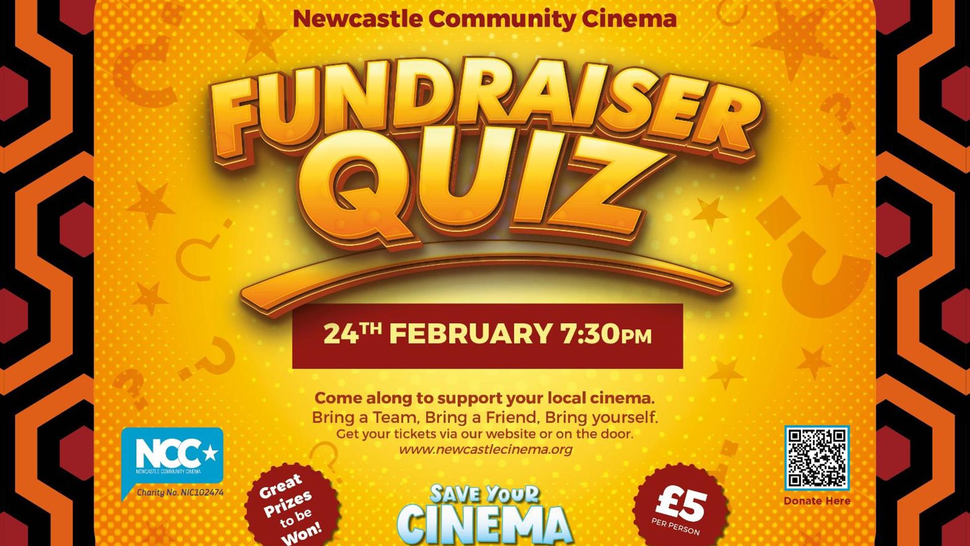 Fundraising Quiz on Friday 24th February, as part of our ongoing  efforts towards getting a new heating system at NCC