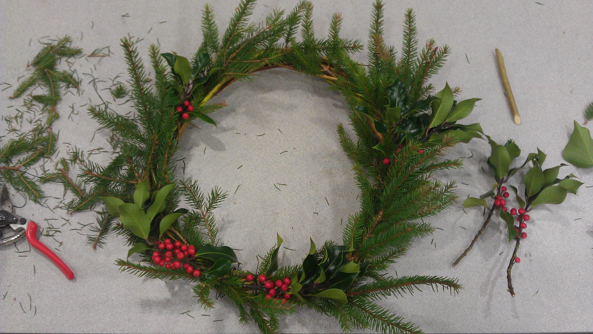 Christmas Willow Wreath