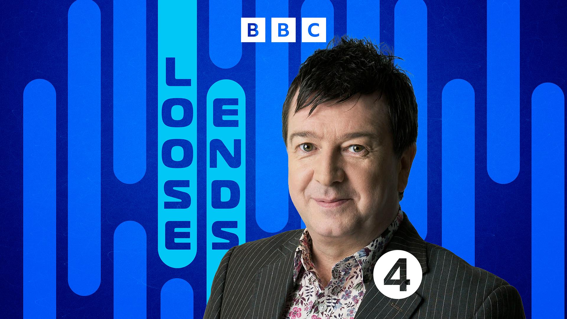 An image of the artwork for the BBC Radio 4 show 'Loose Ends' with a photograph imposed of presenter Stuart Maconie.