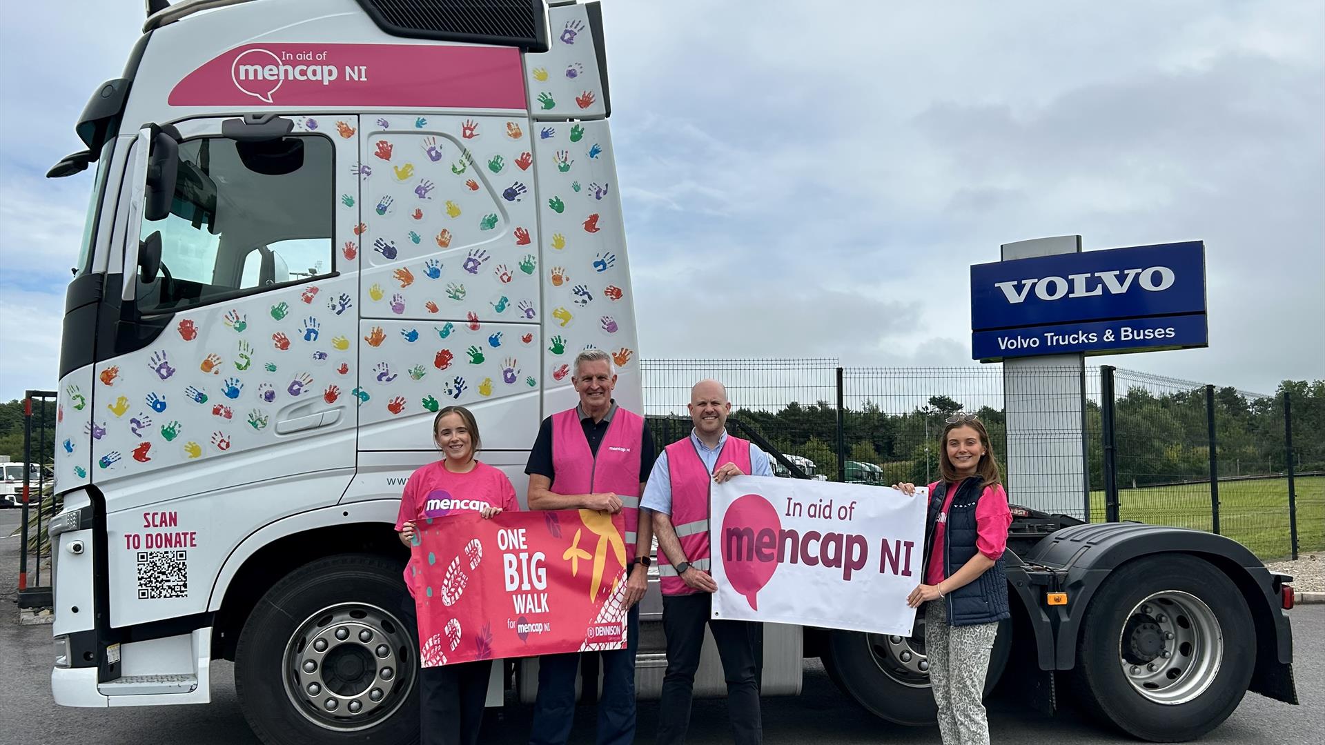 Dennison's Commercial staff supporting Mencap NI's One Big Walk,  Slieve Donard Trek