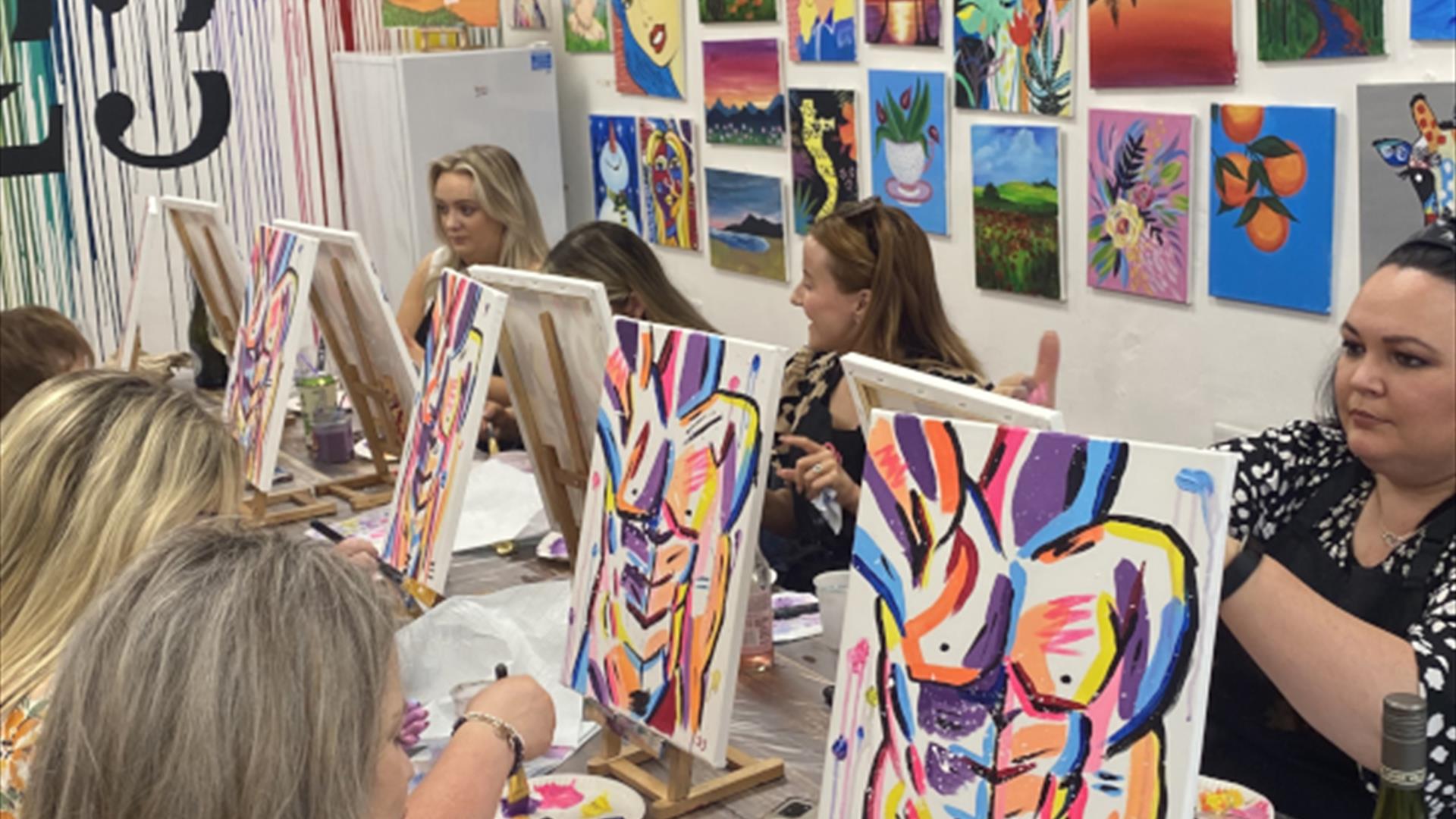 Paint and Sip at Studio 23 Newry Visit Mourne Mountains