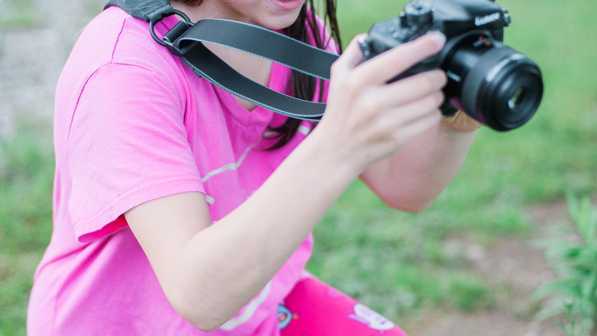 Girl with camera
