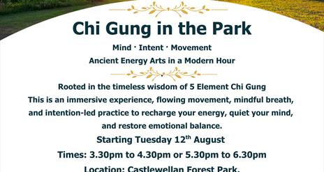 image of the park with information about the class