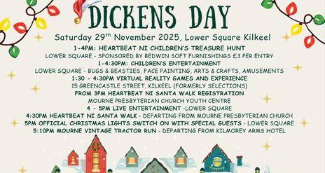 Schedule for the Dickens day celebrations 2025