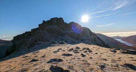 View from summit, Mourne Mountains