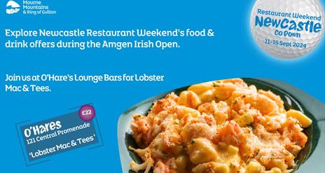 Lobster Mac & Tees at O'Hares Lounge Bar