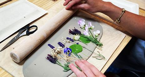Clay Plate Workshop in Castlewellan Forest Park