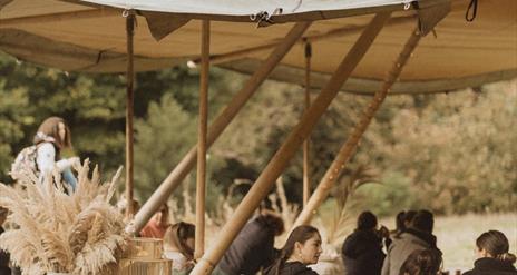 SoundBath by the Tipi