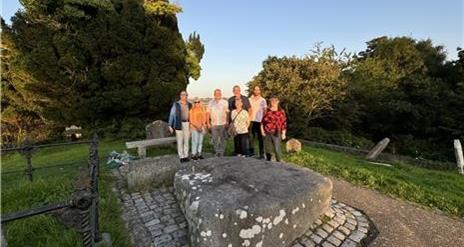 Group at Saint Patrick's Grave