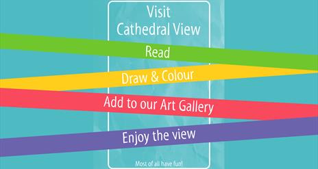 poster advertising Cathedral View Kids Zone