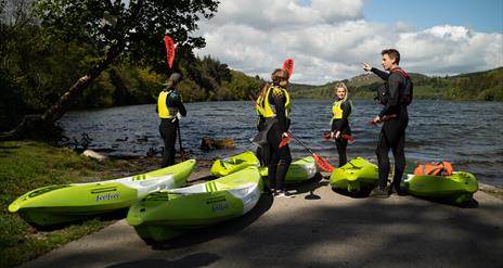 Kayaking Castlewellan Lake
