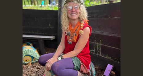 Tribal drumming at Delamont Country Park