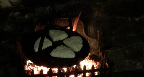 Making Soda Breads the traditional way over an open fire