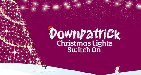 Downpatrick Christmas lights switch on