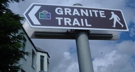 Brown Sign for Granite Trail