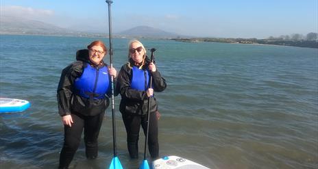 Mum and Daugther enjoying the crystal clear waters