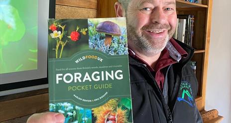 Brian with Foraging book