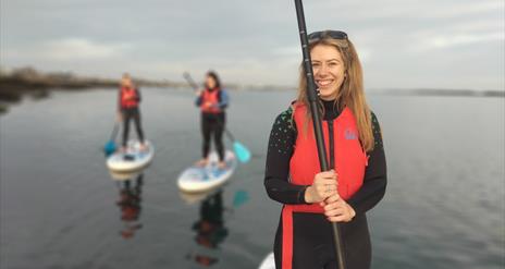 Big smiles on the Paddy's Day Paddle