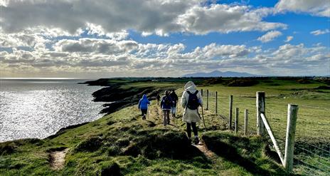 Clifftop walk near Ardglass