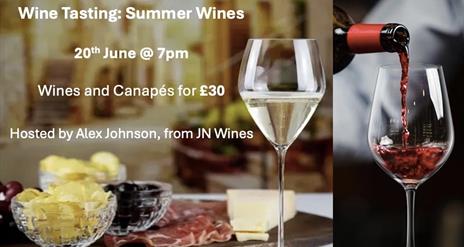 Wine Glasses and Canapes