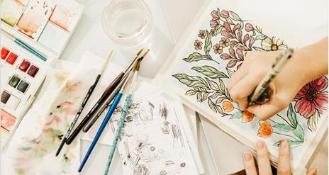 Watercolour painting