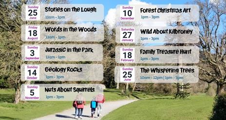Forest Activities Poster for Kilbroney Park