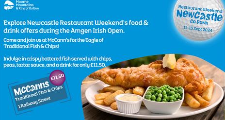 Special offer from McCann's as part of Newcastle Restaurant Week