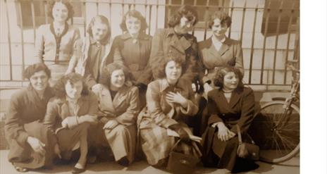 Kilkeel Knitting Mills staff in the 1950s