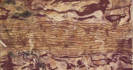 Image featured: Ground Being. Soft pastel and charcoal on cardboard