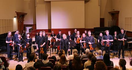 The Edinburgh University String Orchestra at our most recent concert