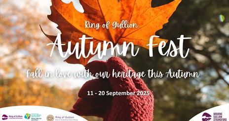 Text displaying, Ring of Gullion Autumn Fest from 11-20 September 2025.