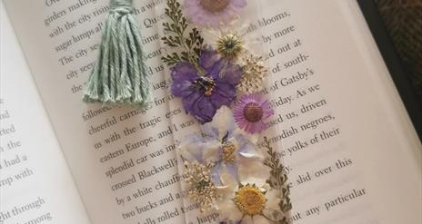 Pressed Floral Bookmarks with Memory Makers