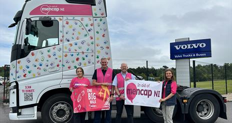 Dennison's Commercial staff supporting Mencap NI's One Big Walk,  Slieve Donard Trek
