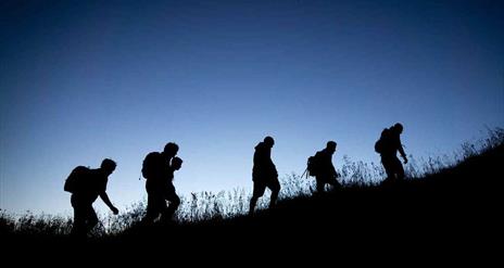 Slieve Donard night hiking