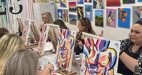 Paint and Sip at Studio 23
