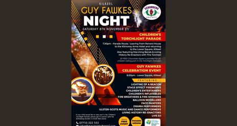 Guy fawkes night flyer