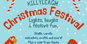 Killyleagh Community Association graphic promoting Christmas Lights Switch on 2025