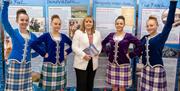 Highland dancers at Reivers House