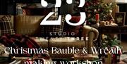 wreath and bauble workshop