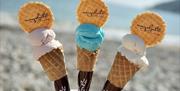icecream in a cone