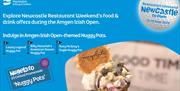 Indulge in Amgen Irish Open-themed Nuggy Pots. Exclusive Amgen Irish Open themed offer available only in Newcastle.