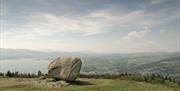 A picture of Cloughmore Stone 'the big stone' on Slieve Martin.