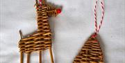 Willow Tree Decorations -Reindeer & Trees