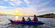 Kayaking sessions at Sunset