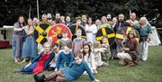 Group in medieval dress