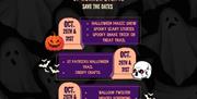 Graphic of Halloween Event schedule