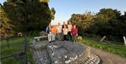 Group at Saint Patrick's Grave